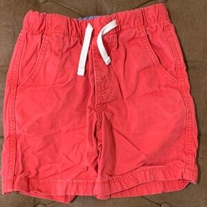 GAP Coral Red Drawstring Shorts